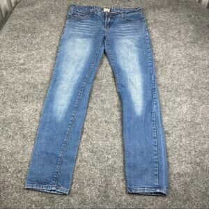 Women's Straight Leg Blue Jeans